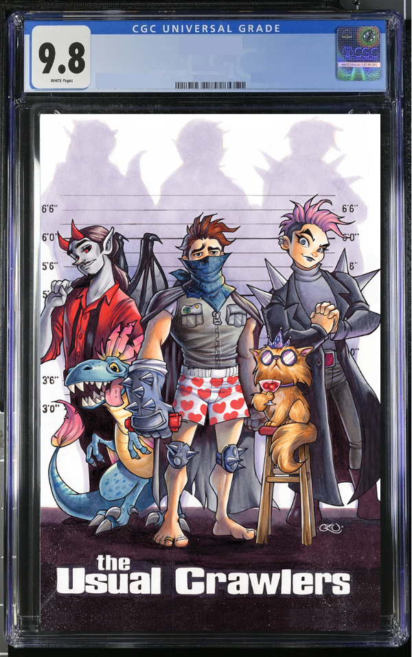 Dungeon Crawler Carl #0 Chrissie Zullo NYCC Exclusive "The Usual Crawlers" Homage Variant Covers