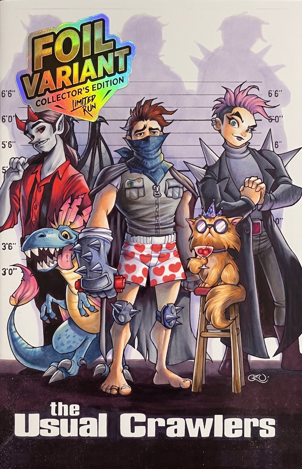 Dungeon Crawler Carl #0 Chrissie Zullo NYCC Exclusive "The Usual Crawlers" Homage Variant Covers