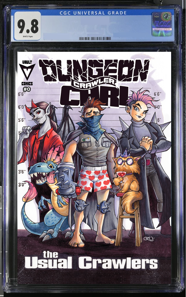 Dungeon Crawler Carl #0 Chrissie Zullo NYCC Exclusive "The Usual Crawlers" Homage Variant Covers